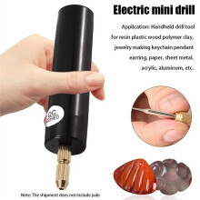 Household Electric Drill Electric Grinder Small Handheld Jade Polishing Carving Tool Electric Grinder
