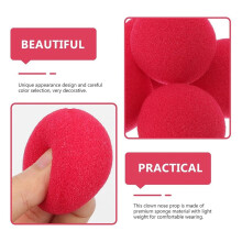 100 Stuks Clownsneusballen, Schuimspons, Clownsneus voor Circusaccessoires, Carnavalsmaskerade, Cosplayfeestbenodigdheden
