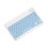 Teclado Retroiluminado de 10 Polegadas  Protable  Mute Keyboard para Celulares, Tablets e Laptops Teclado Sem Fio H 1