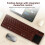 Keyboard Tri-Fold Keyboard with Touchpad Mode/ Numeric Key Mode Rechargeable Wireless Keyboard 1