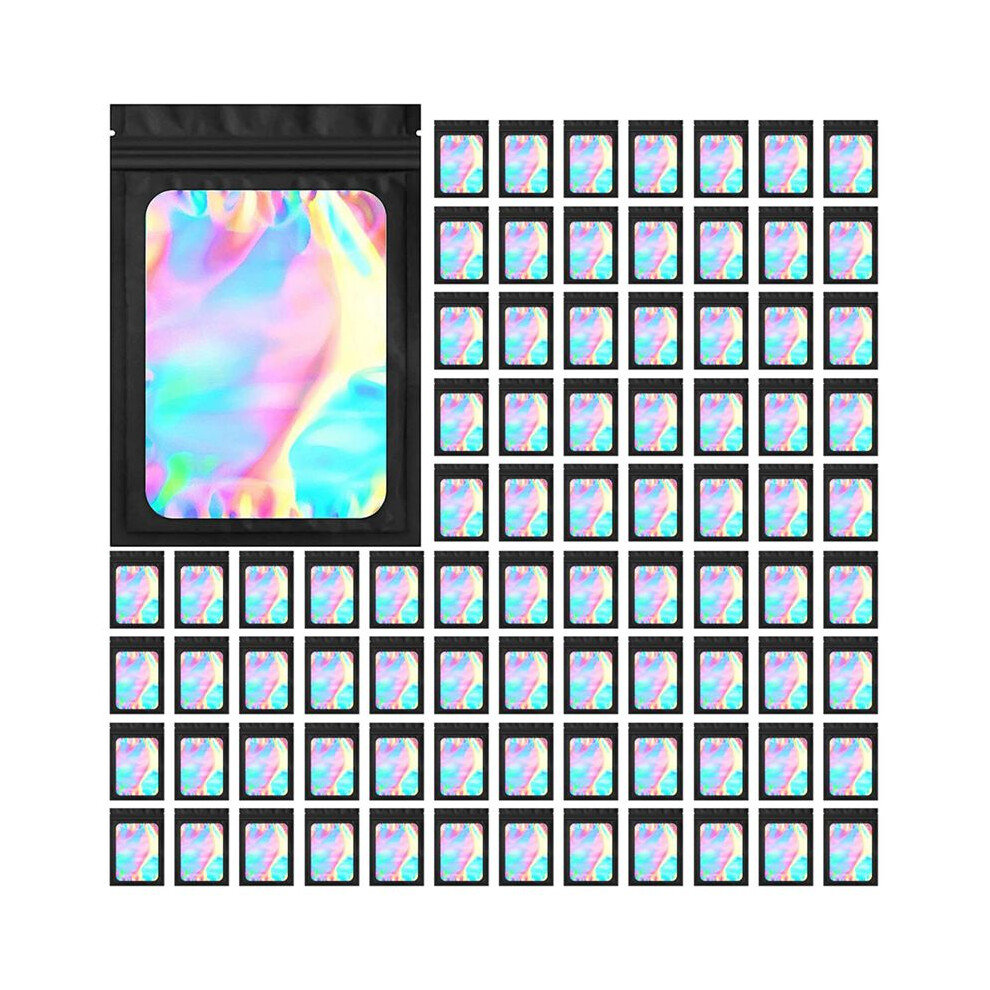 Photos - Other Hand Tools 200 Pack Mylar Bags Holographic Smell Proof Packaging Bag for Small Bussiness Resealable Pouch Bags(3X5 Inch)