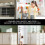 Fridge Lock, Refrigerator Lock for Freezer, and Drawers, Closets, Doors, with Adhesive Backing, Easy Install, 3PCS 4