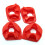 1 Set Red Polyurethane Engine Motor Mount Insert for   Si  Integra RSX 16.1110R 2