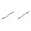 2X Tuya Zigbee Automatic Zigbee Roller Shade Blinds Motor for 38 mm Tube Remote Control Work with  Life Home A 1