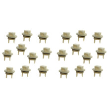 20Pcs Meat Grinder Parts Household Electric Meat Chopper Elements Plastic Gear Sleeve 418076 Fit for BEKO