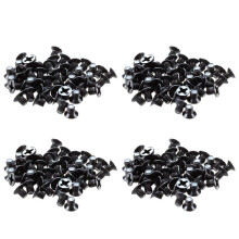 200 Stueck M3 x 4mm Schrauben Ersatz Schwarz Fuer Laptop-Festplatte