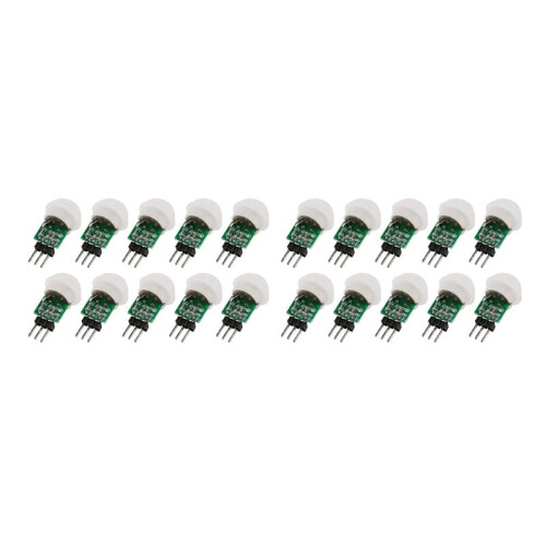 20Pcs AM312  Human Sensor Module IR Pyroelectric Infrared PIR Motion Sensor Detector Modules  2.7V To 12V