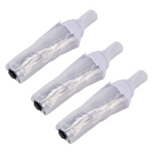 3X Transparent Umbrella Automatic Umbrella Rain Women Men Sun Rain Auto Folding Umbrella,Transparent & White Border