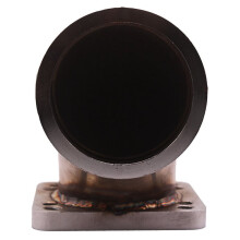 Flangia A Gomito Adattatore V-Band da 90 Gradi da 3" per Turbocompressore T3 T4 Adattatore Turbo V-Band In Acciaio Inossidabile