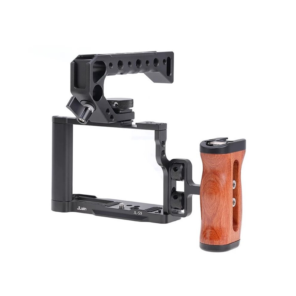 Jlwin S9 Rabbit Cage + Top Handle + Side Handle For S9 Vlog Tripod Mount For Mirrorless Cameras 4712334380661