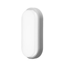 Oval Wall Lighting 12W Modern LED Outdoor Mounted Waterproof Bathroom Porch Wall Sconce Aisle White
