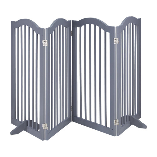 Graues Sicherheitstor 92 cm