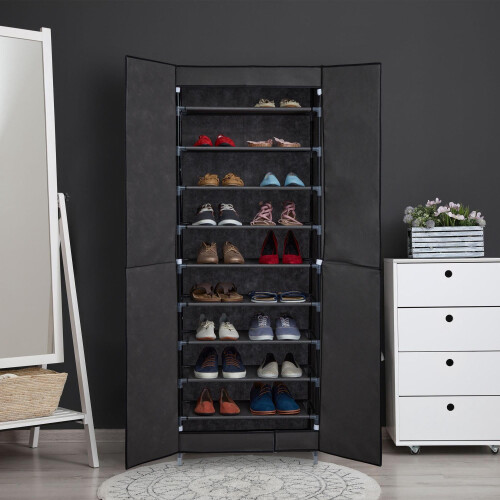 Stoffschuhschrank für 30 Paar Schuhe