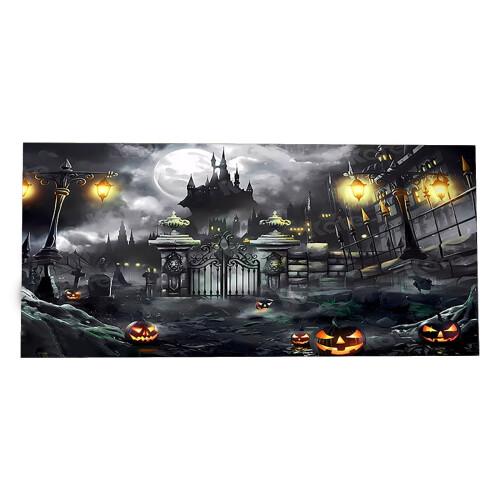 Κρεμαστό ύφασμα διακόσμησης γκαράζ για το Halloween 1
