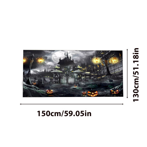 Κρεμαστό ύφασμα διακόσμησης γκαράζ για το Halloween 2