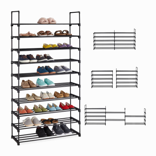 Großes Schuhregal