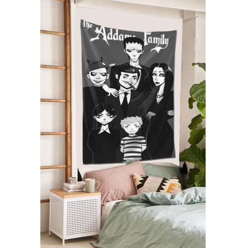 Ταπισερί με θέμα την οικογένεια Addams, 80x60 ίντσες 2
