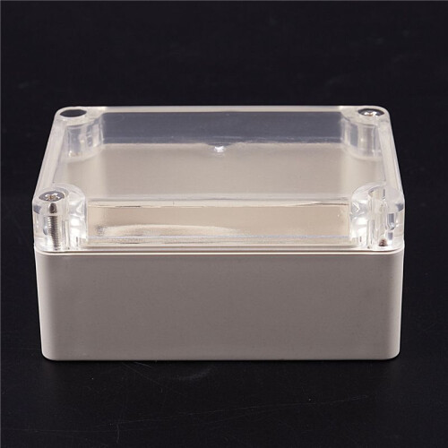 6X Couverture Transparente Plastic Electronic Project Boite de Jonction 100 X 68 X 50mm 1