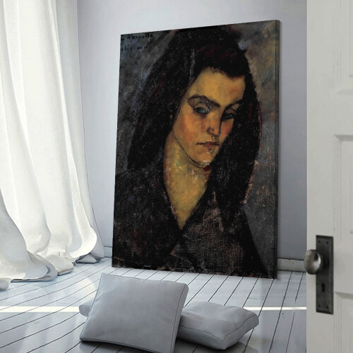 Αφίσα εκτύπωσης σε καμβά Amedeo Modigliani 12x18 ίντσες 2