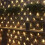 Κουρτίνα LED 2μ x 2μ, 144 θερμά λευκά φώτα 4