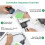 2X USB to  Data Cable, 2.5/3.5 Inch USB3.0 Easy Drive Cable  Hard Disk Adapter Cable(US Plug) 4