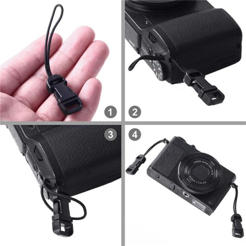8 Pcs Quick Release Camera Strap QD Loops Connector Adapter Camera Quick Release Clip for Digital Cameras, Binoculars 1