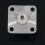 2X N Type Female Jack RF Coax Connector 4-Hole Panel Mount with Solder Cup,Silver 6