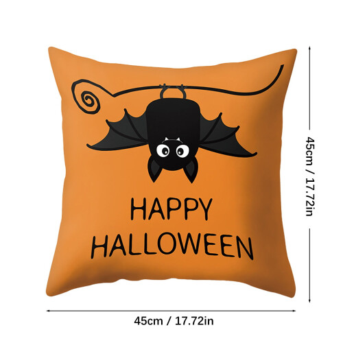 Μαξιλαροθήκες για το Halloween, λινές θήκες με φαντάσματα και κολοκύθες συμβατές με 2