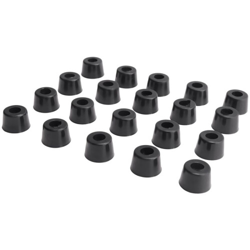 Rubber Anti Vibration Isolator Absorber Base Foot Pad 40Pcs Black 2