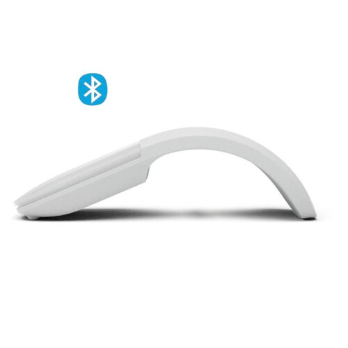 Mouse  4.0 Touch - Mouse Pieghevole Morbido Silenzioso per Ufficio per PC Portatile Bianco 2