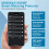 Tuya WIFI 220V AC 60A Multi-Function Power  Meter with Temperature Control with WIFI Power-Off 4