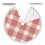 Geruite kerstboomrok van 122 cm (48 inch) van polyester. 4