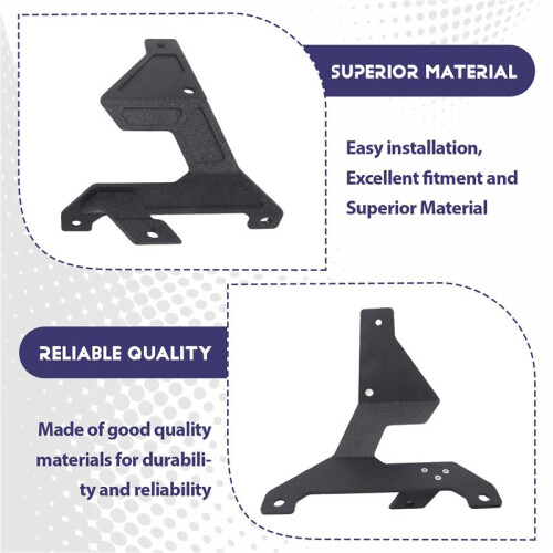Car A-Pillar Double-Layer Bracket Spotlight Bracket High and Low Quick-Release Lamp Bracket for  JL Gladiator 2