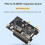 Per Raspberry Pi 5 PCIe A M.2 e KEY con PoE HAT+ Supporta Scheda di Rete Wireless NGFF/ per RPI 5 7
