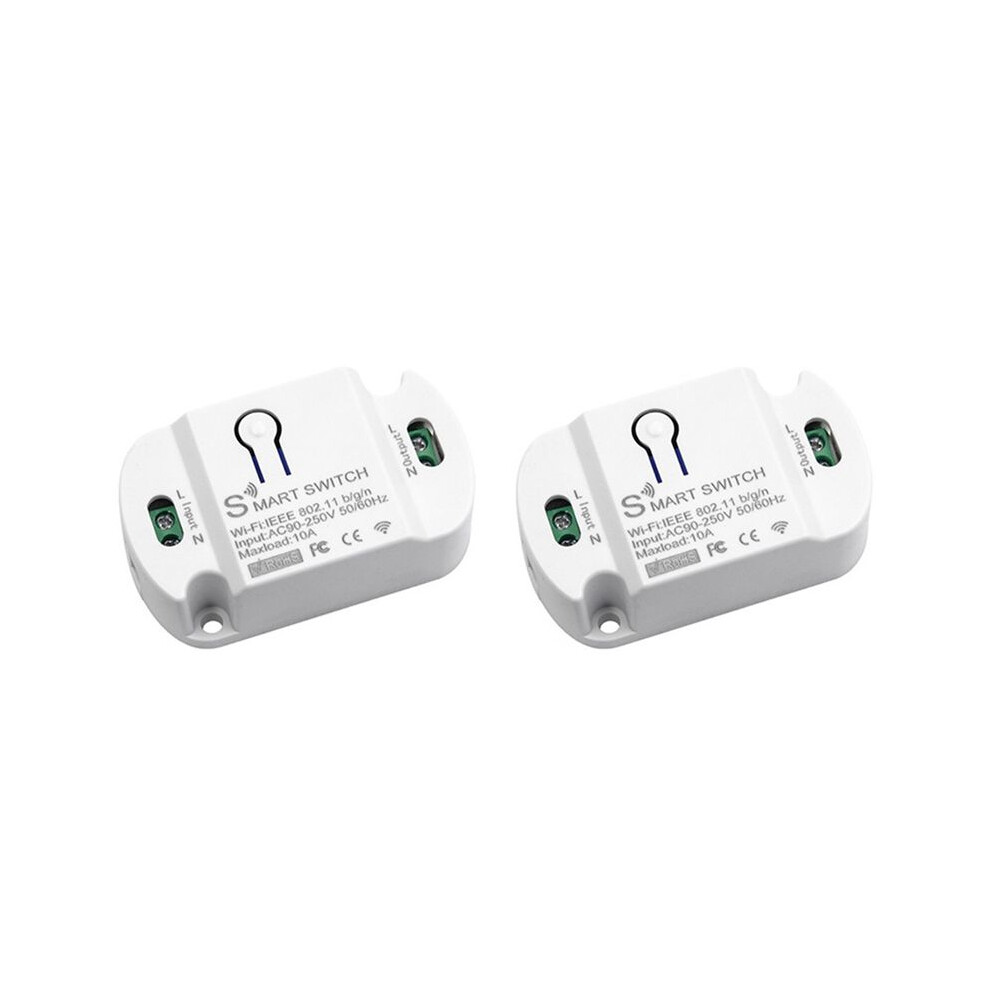 2X Tuya Wifi 10A Wireless Timer Home Led Light Life App Voice Control Automation Module 4712825669626