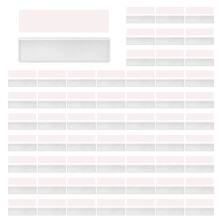 Label Holders Adhesive Shelf Tag Clear Shelf Tag Index Card Pockets Drawers File Storage Bins Label Holder 200 Pack