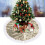 Weihnachtsbaumrock aus Paillettenbaumwolle, 97 cm 5