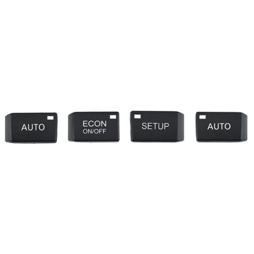 4Pcs/Set Car Air Conditioning Control Computer Panel Button  Cover for  A6 C6 S6 Avant 2005-2011 4F1820043