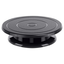 11 Polegadas Giratório Giratório Roda de Escultura Giratória Bolo Giratório Preto Pintura Giratório Suporte de Mesa