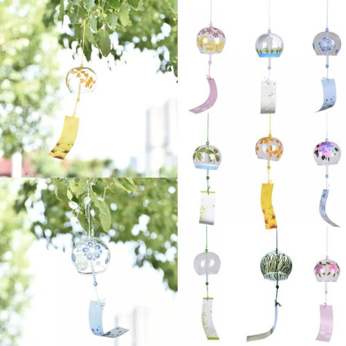 Handgefertigtes japanisches Glaswindspiel 2