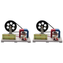 2X Hand AC and Crank Generator Model, Demonstration Motor Generator Activity Model,Device Experimental Equipment