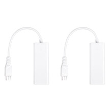 2X Micro-USB 5 Pin 10/100 Mbps RJ45 LAN Ethernet Adapter für Tablet PC