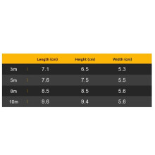TOUGHBUILT High Precision Alloy Tape Measure Metric Auto-Lock Thickening Wear Resistant Alloy Tape Measure 8 Meter
