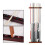 Support de Queue de Billard en Bois pour Queue de Billard avec Clips pour 8 Supports de Queues Rouge Vin 7