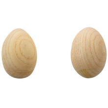 Instrumentos Musicais de PercussãO Batedeiras de Ovos de Madeira Chocalho RíTmico para Bebê Infantil Pacote de 2