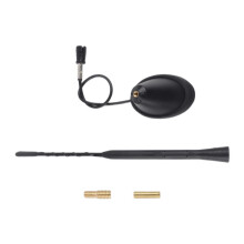 Car Roof Antenna Stereo Radio FM AM Signal Aerial Amplified Antenna Mast Whip+Base for Bora MK4