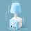 LED Bedside Lamp with Remote Control and USB Adapter Pink 3