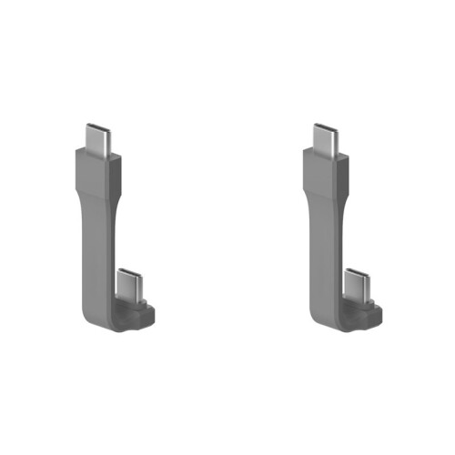 2X 90 Degree Elbow Data Cable TYPE-C to TYPE-C Full-Function Connection Magnetic Hard Disk Box M2 240W