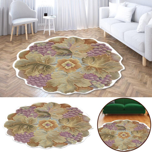 Samtteppich mit Blumenmuster, 60 cm 1