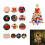 Mini sapin de Noël LED 45 cm (18 pouces) à piles 4